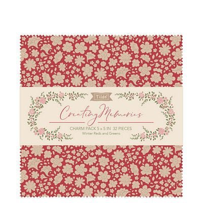 Creating Memories Charm Pack 5" Squares 32pc Winter - Choice FabricsTIL300213