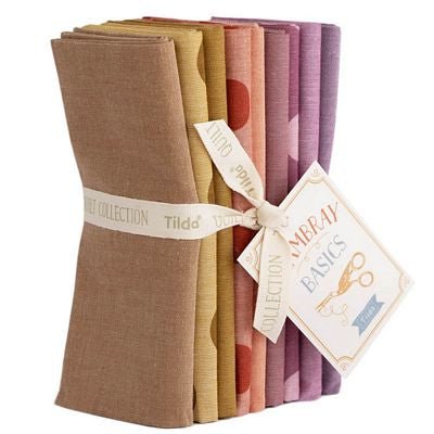 Tilda Seasonal Chambray Fat Quarter Bundle - Autumn Hues - Choice FabricsTIL300220