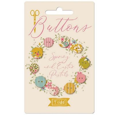 Tilda Creating Memories Spring Buttons - Choice FabricsTIL400062