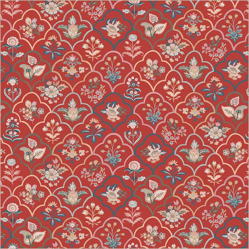 Tapestry Botanica Ruby Cotton 43/44 Fabric Per Yard - Choice Fabrics55058-6