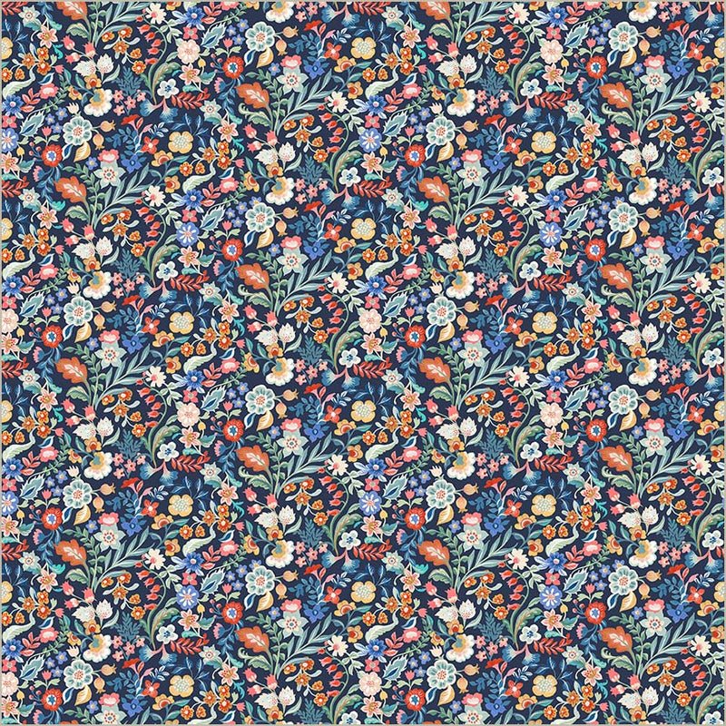 Tapestry Delicate Prussian Cotton 43/44 Fabric Per Yard - Choice Fabrics55060-9