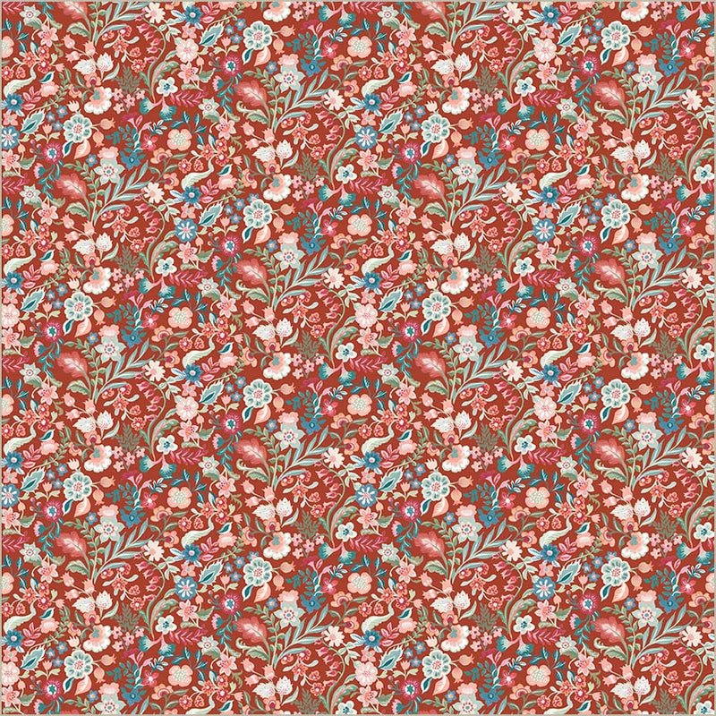 Tapestry Delicate Ruby Cotton 43/44 Fabric Per Yard - Choice Fabrics55060-6
