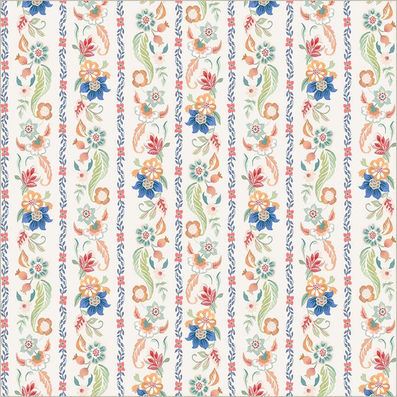 Tapestry Gilded Garland Ivory Cotton 43/44 Fabric Per Yard - Choice Fabrics55057-2