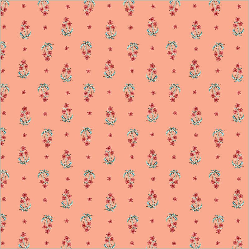 Tapestry Posy Petal Cotton 43/44 Fabric Per Yard - Choice Fabrics55061-12