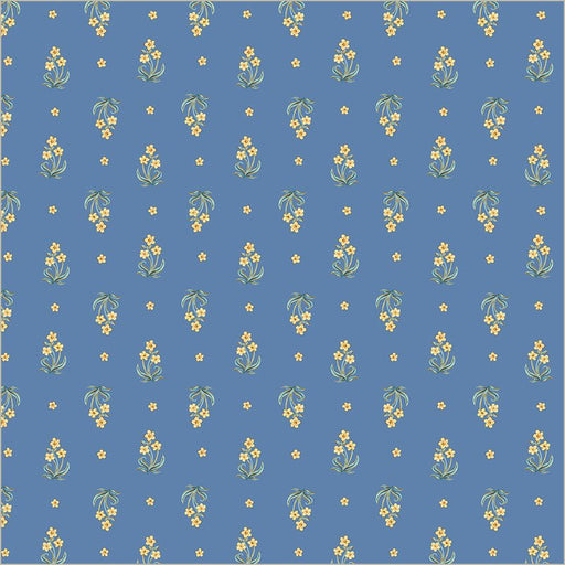 Tapestry Posy Powder Blue Cotton 43/44 Fabric Per Yard - Choice Fabrics55061-5