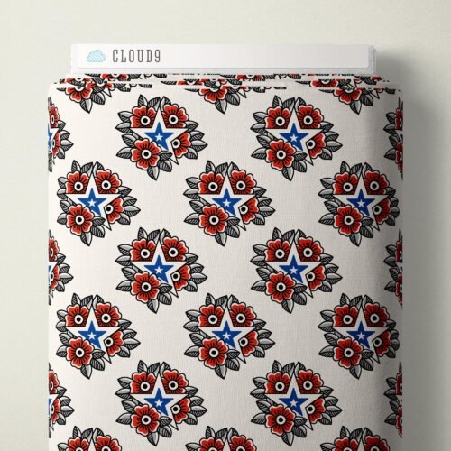Tattoo Stars Pop Stars QC Cotton 44/45 Fabric Per Yard - Choice Fabrics228793