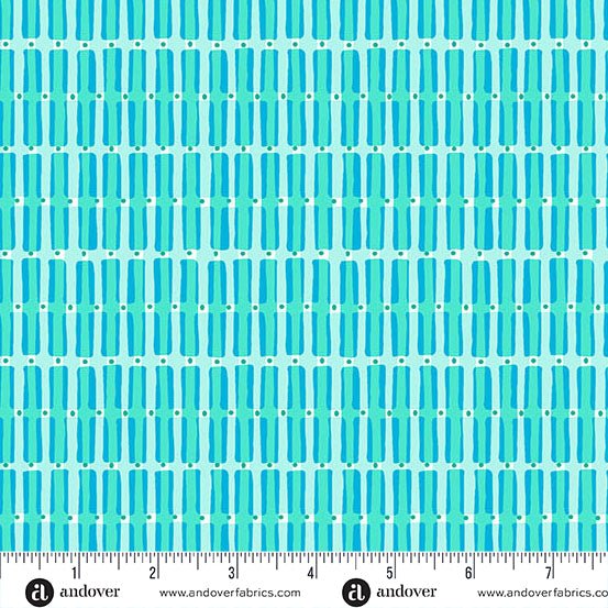 Teal Shelved Cotton 44"/45" Fabric Per Yard - Choice FabricsA-1700-T