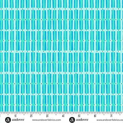Teal Shelved Cotton 44"/45" Fabric Per Yard - Choice FabricsA-1700-T