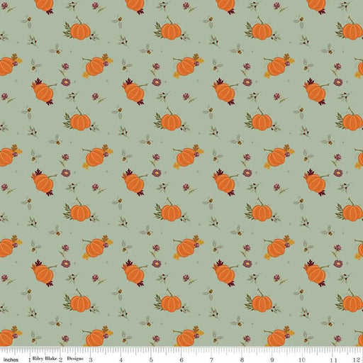 The Awe of Autumn Pumpkins Hazy 43"/44" Fabric Per Yard - Choice FabricsC16192-HAZY