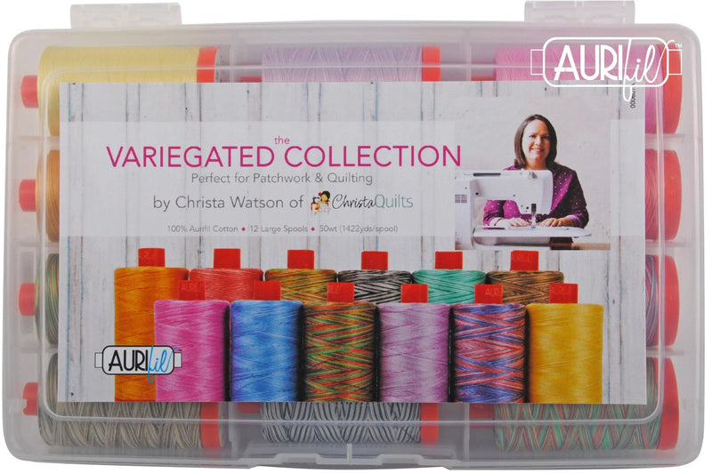 The Variegated Collection by Christa Watson 50wt 12 Large Spools - Choice FabricsCDS-CW50VC12