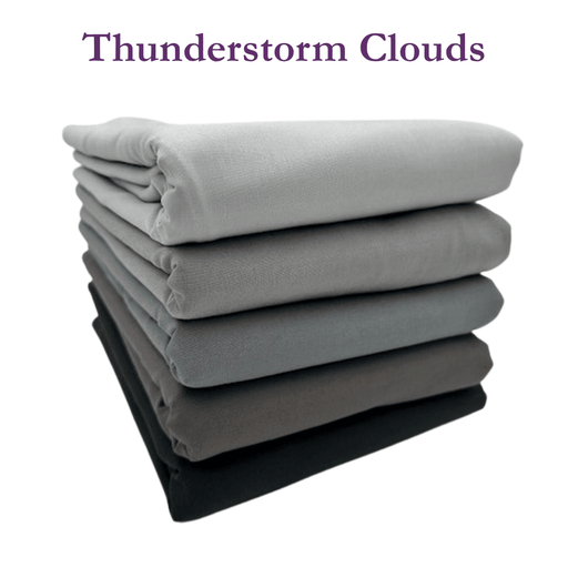Supreme Solids - One Yard Bundle - 5 pack (Thunderstorm Clouds) - Choice FabricsFF-61291-013
