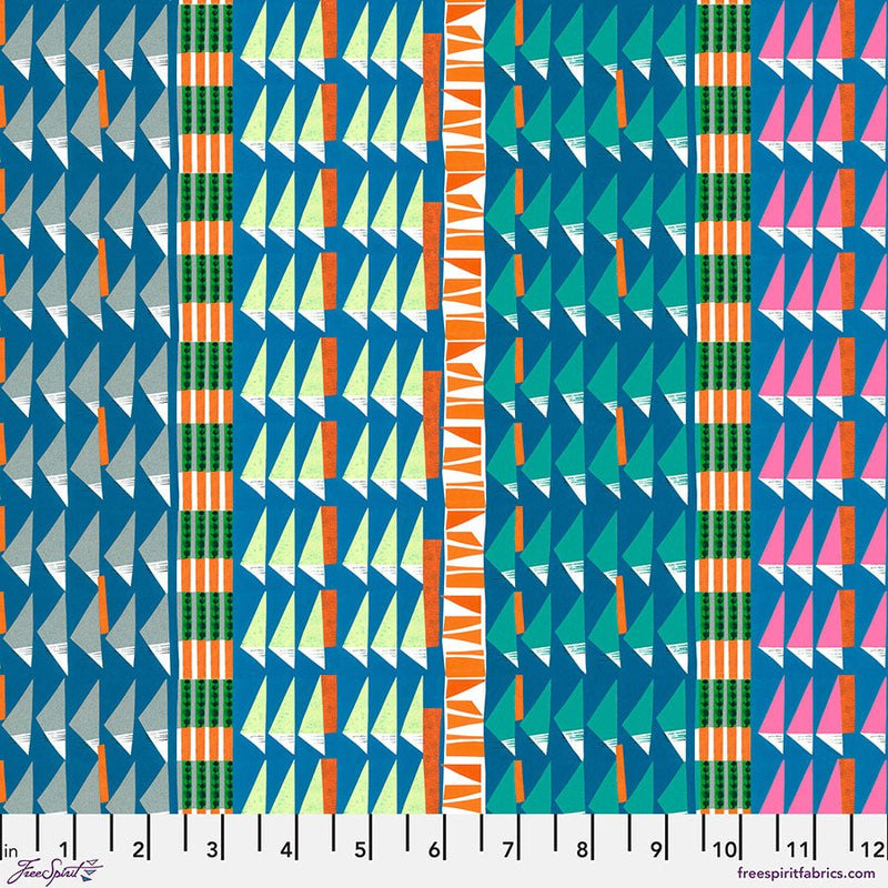 Triangle Multi Cotton 44"/45" Fabric Per Yard - Choice FabricsPWCY007.MULTI