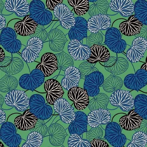 Turf Sacred Leaf Cotton 43"/44" Fabric Per Yard - Choice FabricsDCX12665-TURF-D
