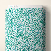 Turquoise Felipe Birds and Branches Cotton 44/45 Fabric Per Yard - Choice Fabrics228478