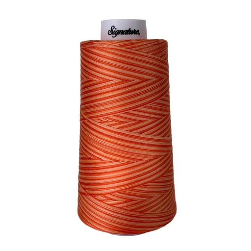 F261 Orange Craze Signature Cotton Variegated Thread - Choice FabricsSIGV-F261