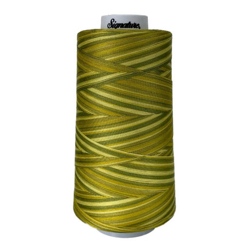 F150 Sun Lime Splash Signature Cotton Variegated Thread - Choice FabricsSIGV-F150