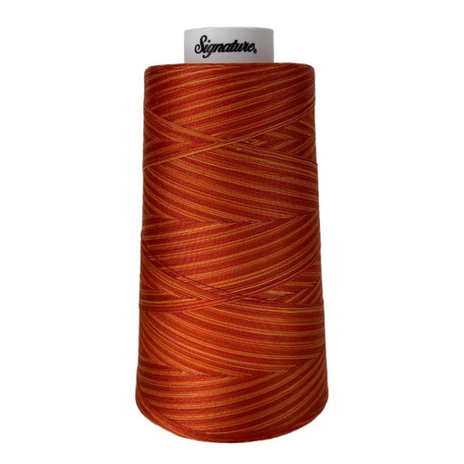 M74 Rusty Oranges Signature Cotton Variegated Thread - Choice FabricsSIGV-M74
