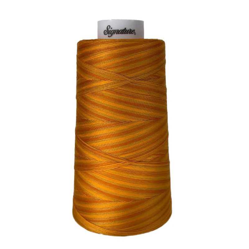 M76 Brassy Yellows Signature Cotton Variegated Thread - Choice FabricsSIGV-M76