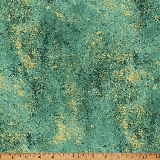 Eucalyptus/Gold Brilliance Cotton 43"/44" Fabric Per Yard - Choice FabricsW5363-436G-EUCALYPTUS/GOLD