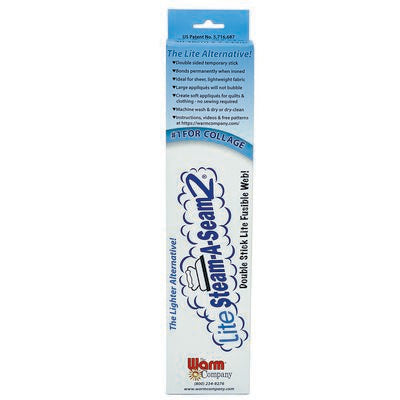 Lite Steam-A-Seam 2 Double-Sided Fusible Web 12" × 3 Yards