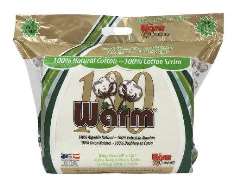 Warm 100 Ultra Clean Natural Cotton + 100% Cotton Scrim - Choice FabricsWMC-2626