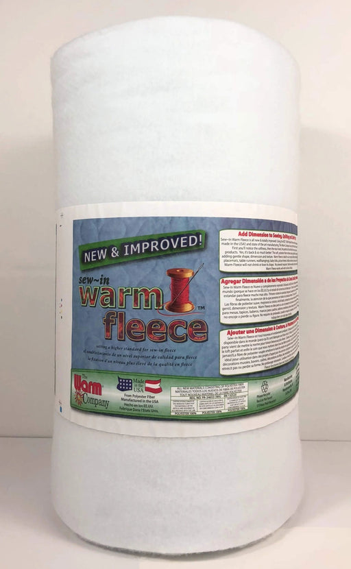 Warm Fleece Sew - In 45" x 20 YD Batting - Soft Fleece Batting for Quilting - Choice FabricsWCDS-1890