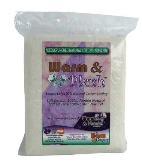 Warm & Plush Luxury Loft 100% Natural Cotton without Scrim - Choice FabricsWMC-2670