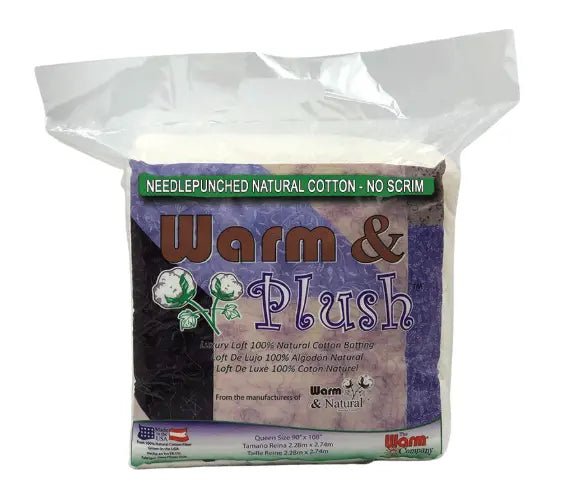Warm & Plush Luxury Loft 100% Natural Cotton without Scrim - Choice FabricsWMC-2665