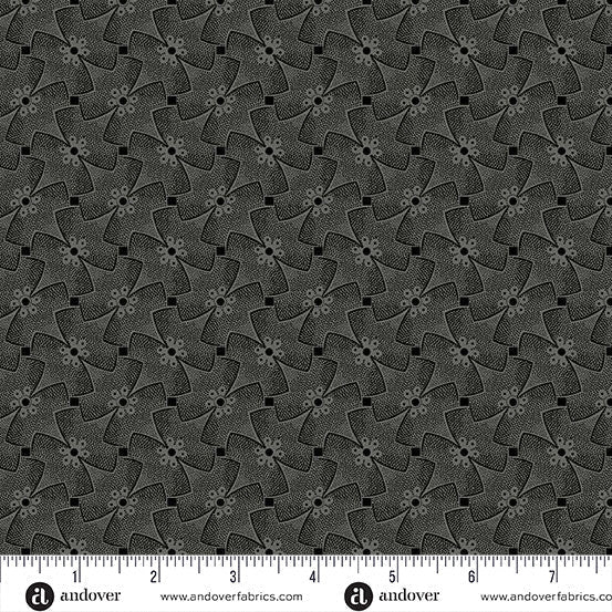 Whirly Gig Black Nightfall 44"/45" Cotton Fabric Per Yard - Choice FabricsA-10209-C