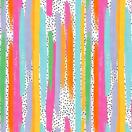 White Mingle Brush Strokes Cotton 44"/45" Fabric Per Yard - Choice Fabrics2710-31521-Z