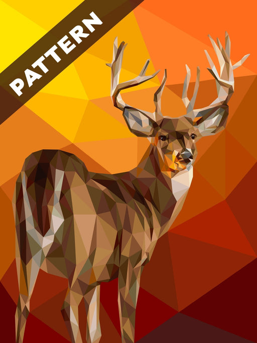 White Tail Buck Pattern - Choice FabricsPT021