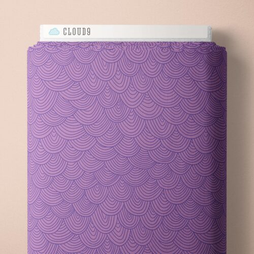 Wildest Dreams Orchid Scallop Organic Cotton 44"/45" Fabric Per Yard - Choice Fabrics228590