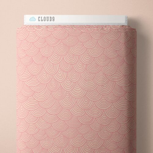 Wildest Dreams Peach Scallop Organic Cotton 44"/45" Fabric Per Yard - Choice Fabrics228591