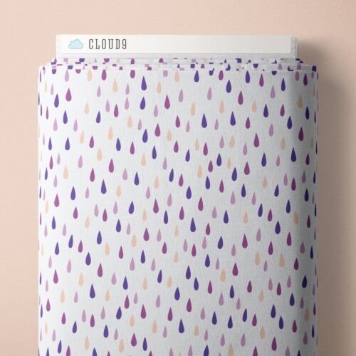Wildest Dreams Rain Spots Organic Cotton 44"/45" Fabric Per Yard - Choice Fabrics228594