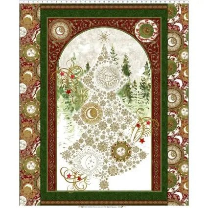 Winter Solstice II Panel 44"/45" Fabric Per Yard - Choice FabricsIBFWIST1WS-1M
