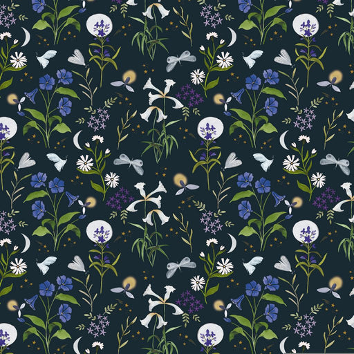 Midnight Fireflies Cotton Wideback Fabric Per Yard - Choice FabricsXSTELLA-DFN3440-MIDNIGHT