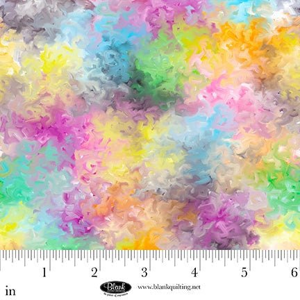 Yellow Color Splash Metro Mirage Cotton 44"/45" Fabric Per Yard - Choice FabricsMETROMIRAGE-B-4153-44