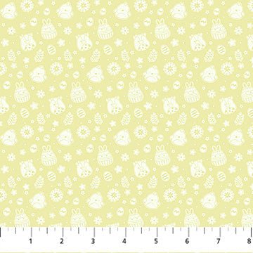 Yellow Tossed Springtime Squishmallows Cotton 44"/45" Fabric Per Yard - Choice FabricsSQ1018-50