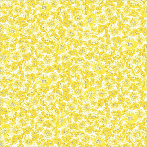 Yellow Verona Allegra Blooms Cotton 44/45 Fabric Per Yard - Choice Fabrics54911-3