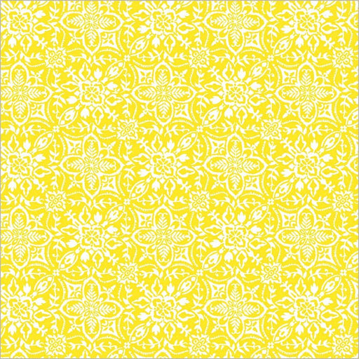 Yellow Verona Tiling Cotton 44/45 Fabric Per Yard - Choice Fabrics54909-3
