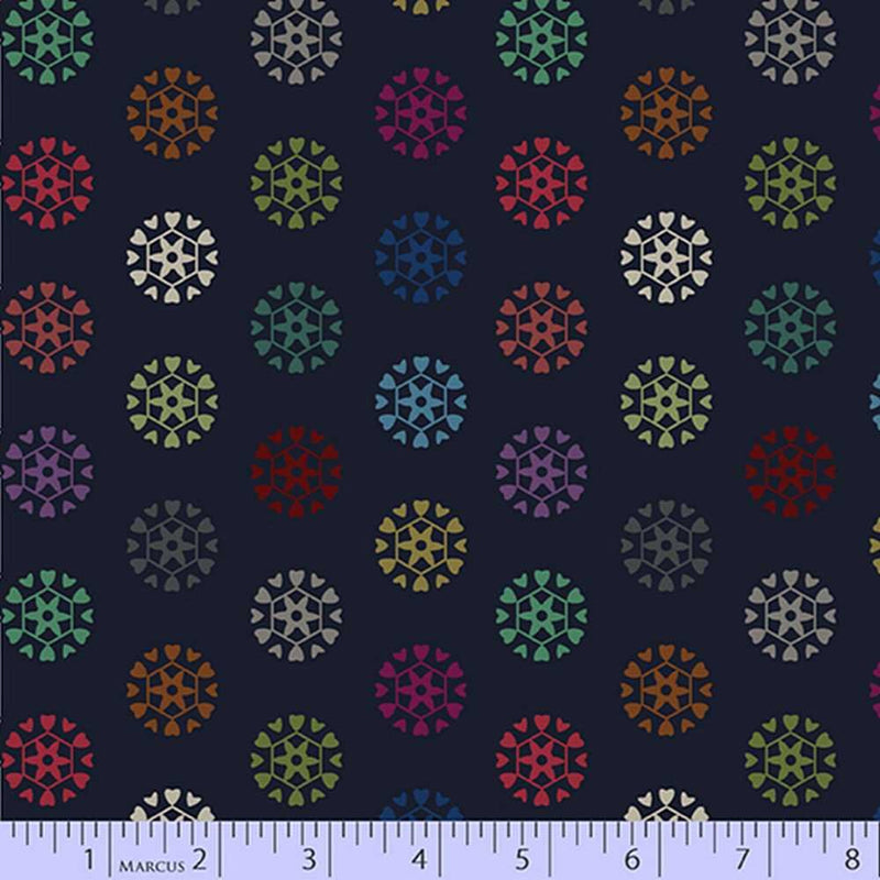 Marcus Brothers Textiles - Marcus 60" Quilt Backing - Navy - Choice FabricsZD-77008-001 - R39-0975-0110