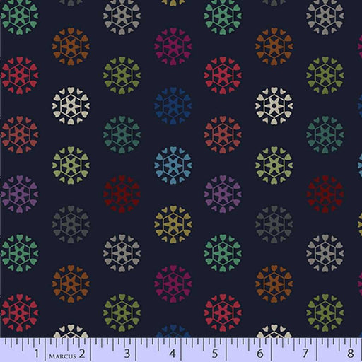 Marcus Brothers Textiles - Marcus 60" Quilt Backing - Navy - Choice FabricsZD-77008-001 - R39-0975-0110