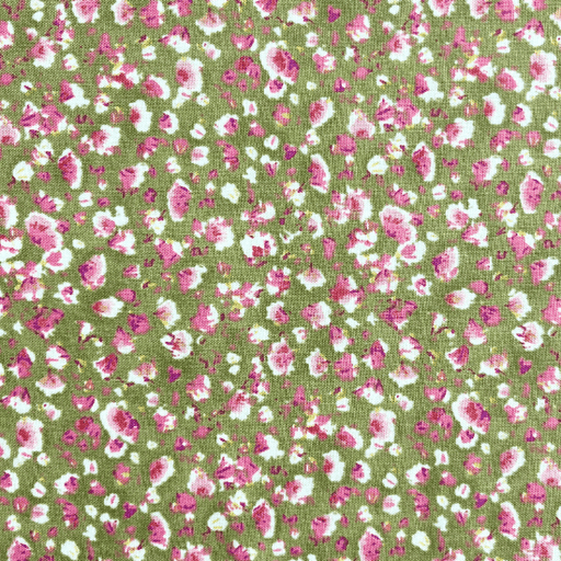 Peony Blossom - Tiny Flowers - Green (3 - Yard Pack) - Choice Fabrics604532