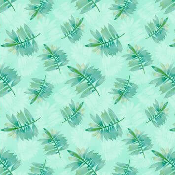 Underwater Wonders - Leaf Toss - Green