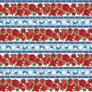 Summertime Daydream - Repeating Stripe (3 - Yard Pack) - Choice Fabrics3068-40045-143