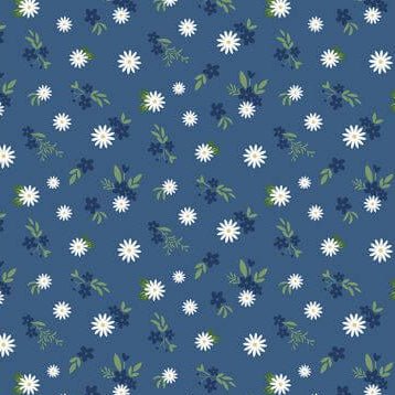 Summertime Daydream - Floral Mix - Blue - Choice Fabrics3068-40049-417