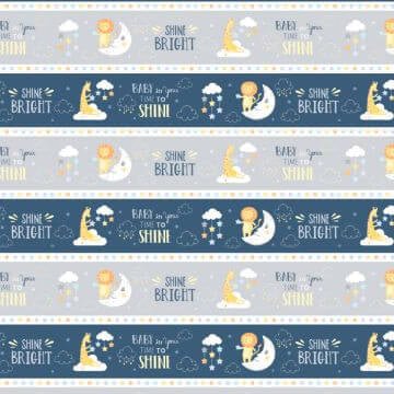 Baby's Adventure - Repeating Stripe - Choice Fabrics1876-69307-495