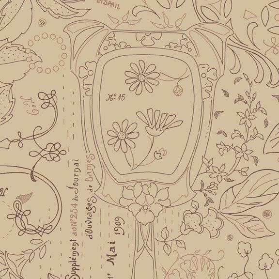 Dressmaker - Embroidery - Beige - Choice FabricsR521167D-BEIGE