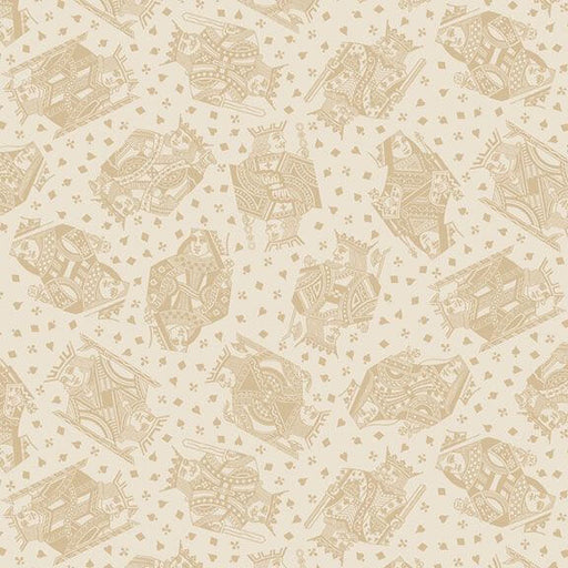 Full House - Royal Playing Cards - Beige (3 - Yard Pack) - Choice FabricsR751271D-BEIGE