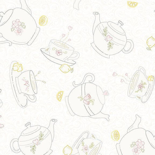 Tea for Two - Tea Time - Cream - Choice FabricsR191193D-CREAM